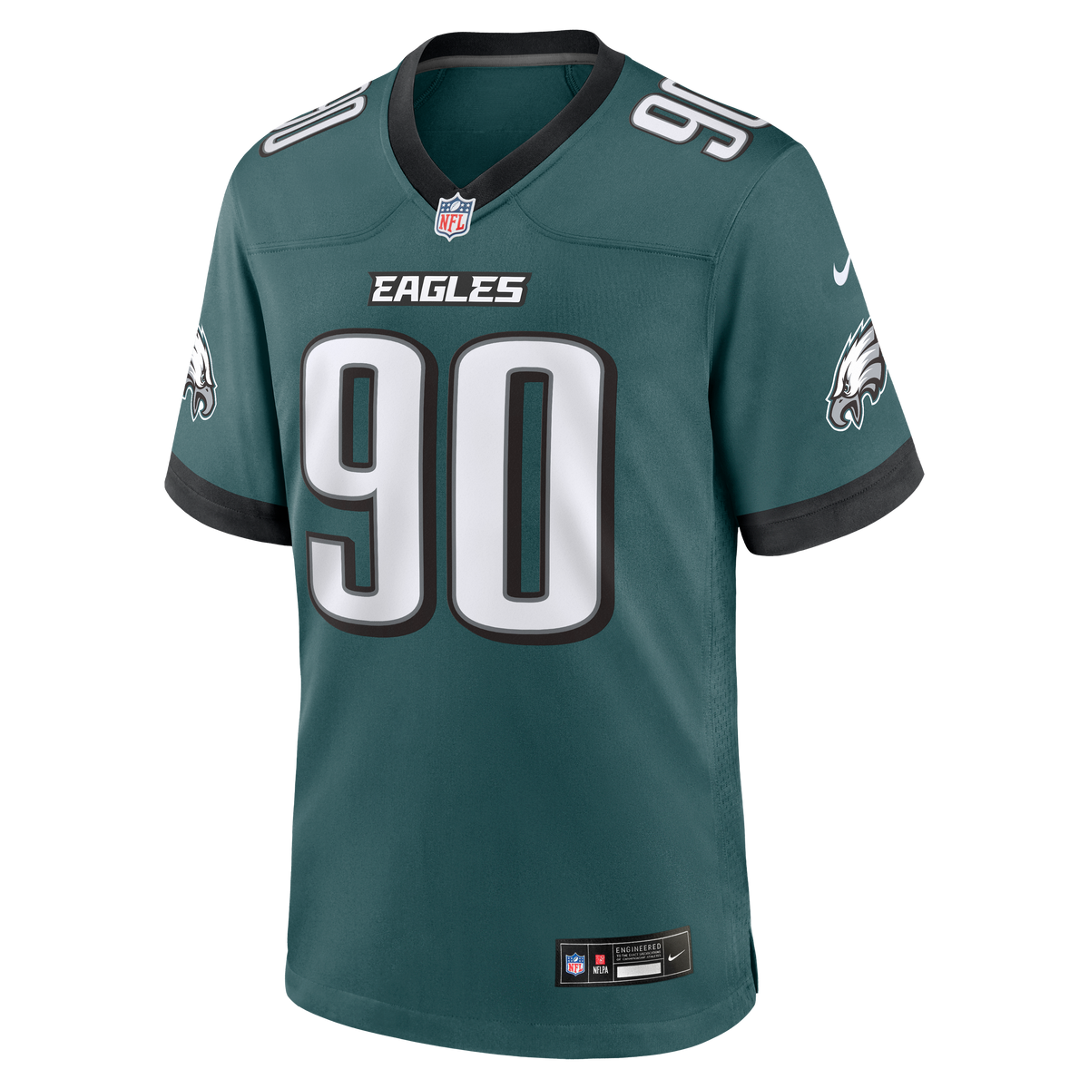 Men's Philadelphia Eagles Davis Midnight Green Team Jersey