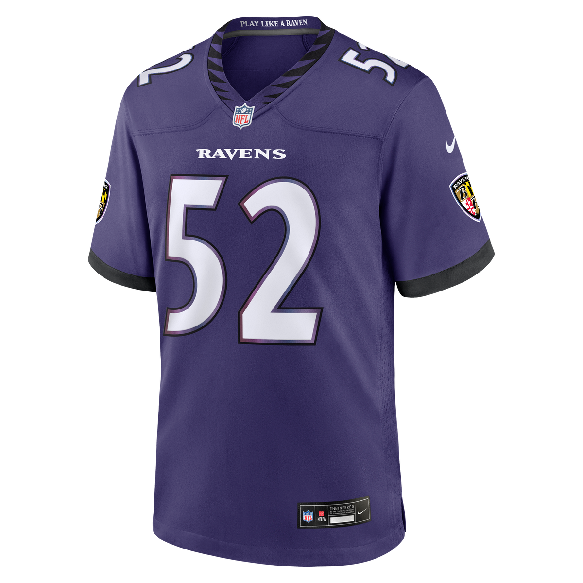 Men's Baltimore Ravens Ray Lewis Purple Team Retired Player Jersey