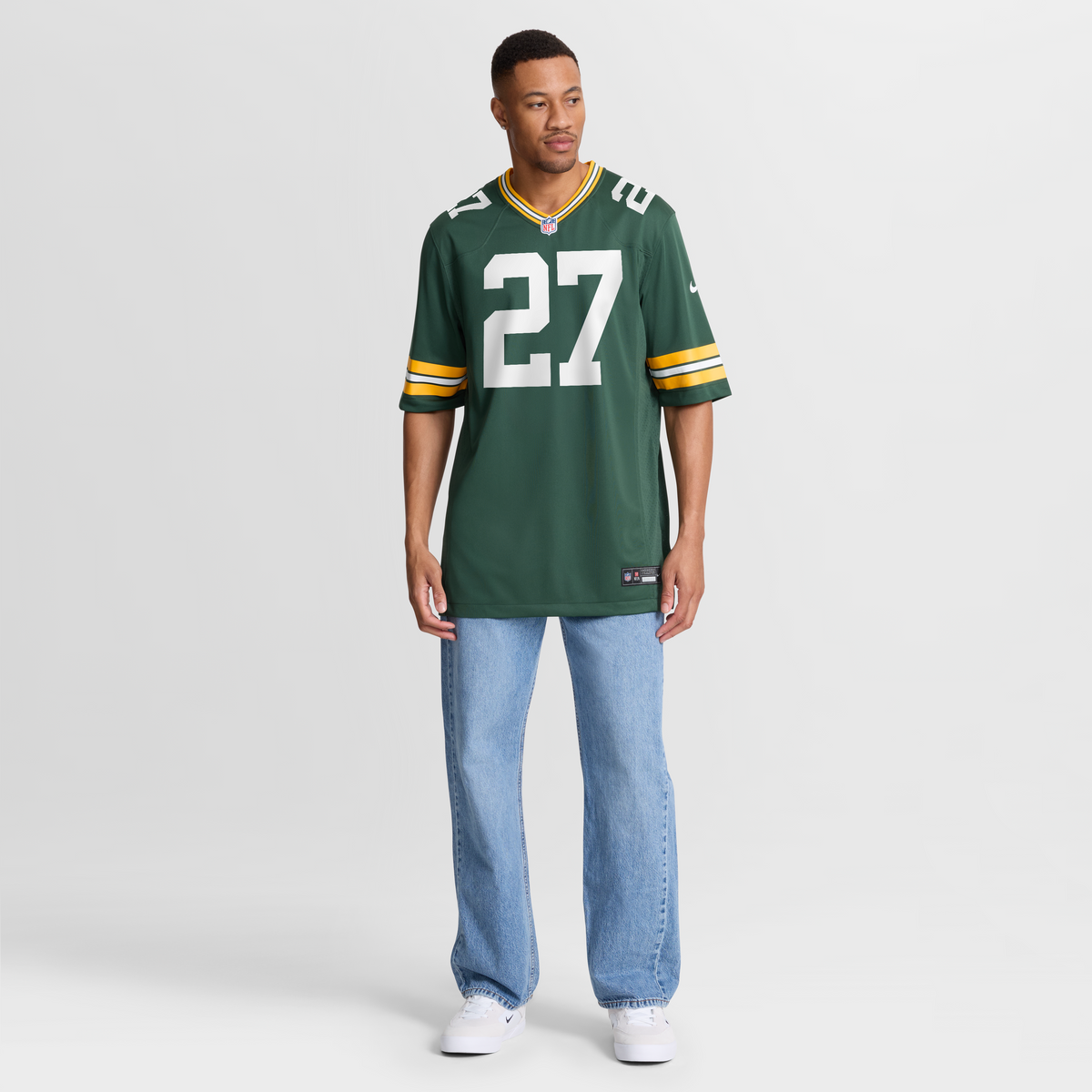 Men's Green Bay Packers Kitan Oladapo Green Jersey