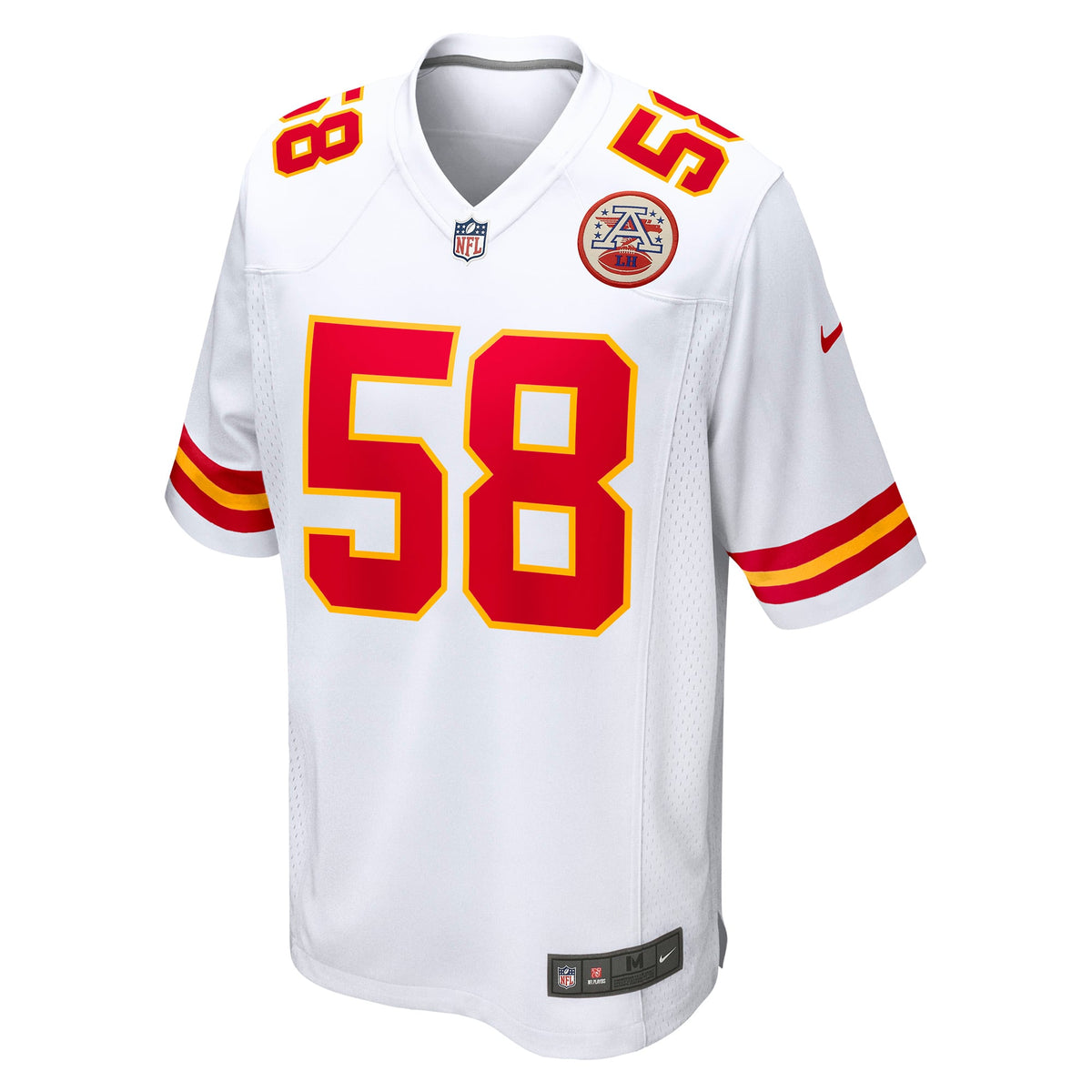 Men's Kansas City Chiefs Derrick Thomas White Retired Player Jersey