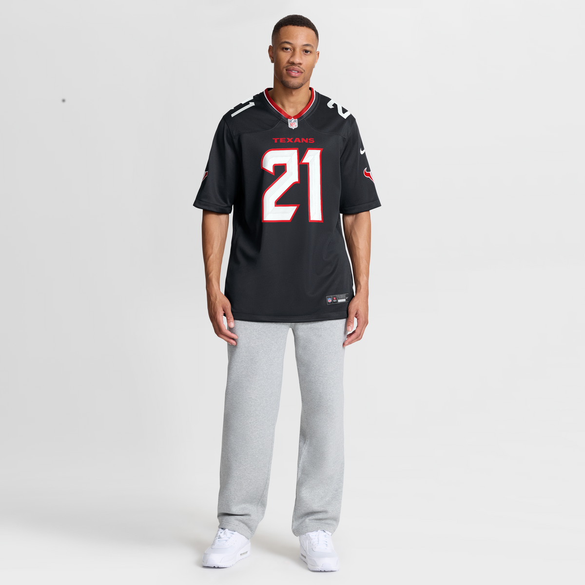 Men's Houston Texans Nick Chubb Navy Team Jersey