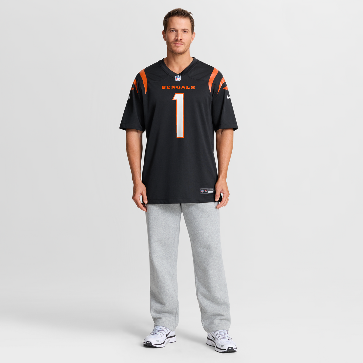 Men's Cincinnati Bengals Ja'Marr Chase Black Jersey