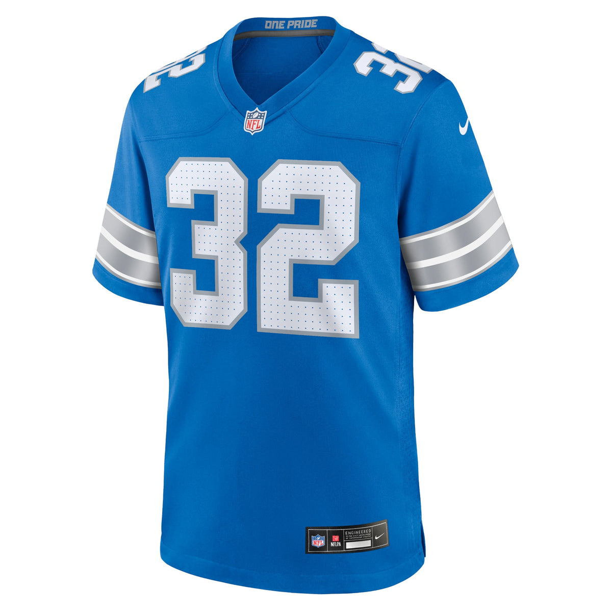 Men's Detroit Lions Brian Branch White White Jersey