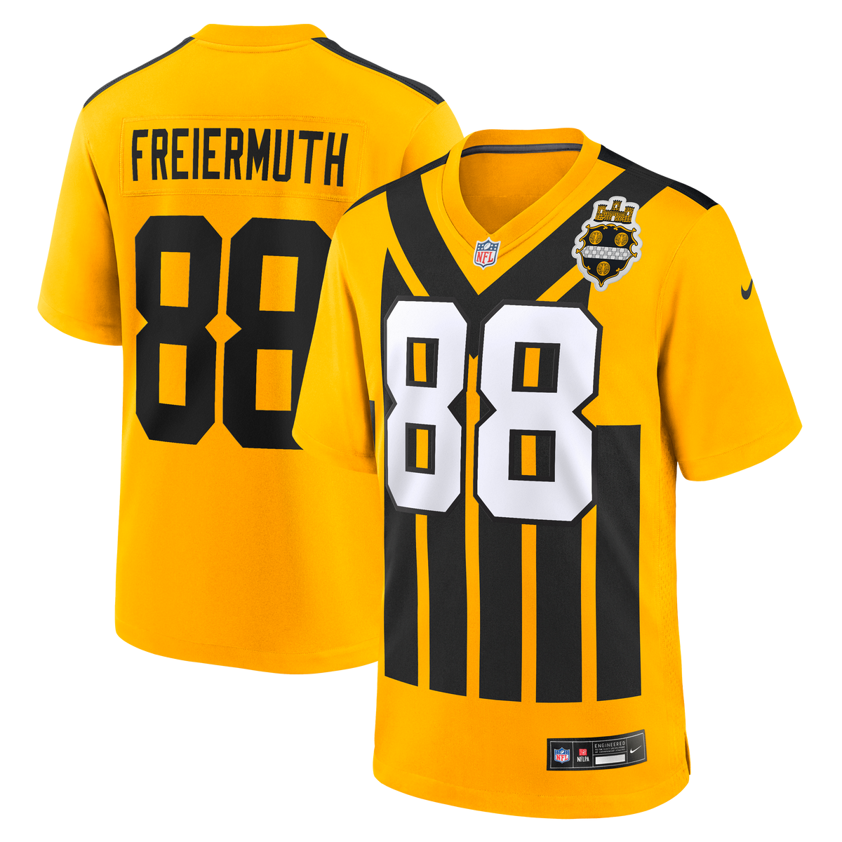 Men's Pittsburgh Steelers Pat Freiermuth Black Jersey
