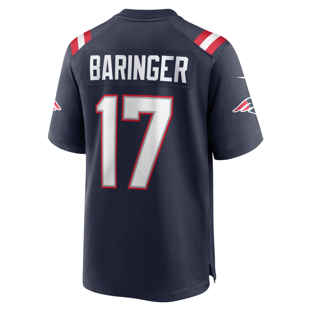 Men's New England Patriots Bryce Baringer Navy Team Jersey
