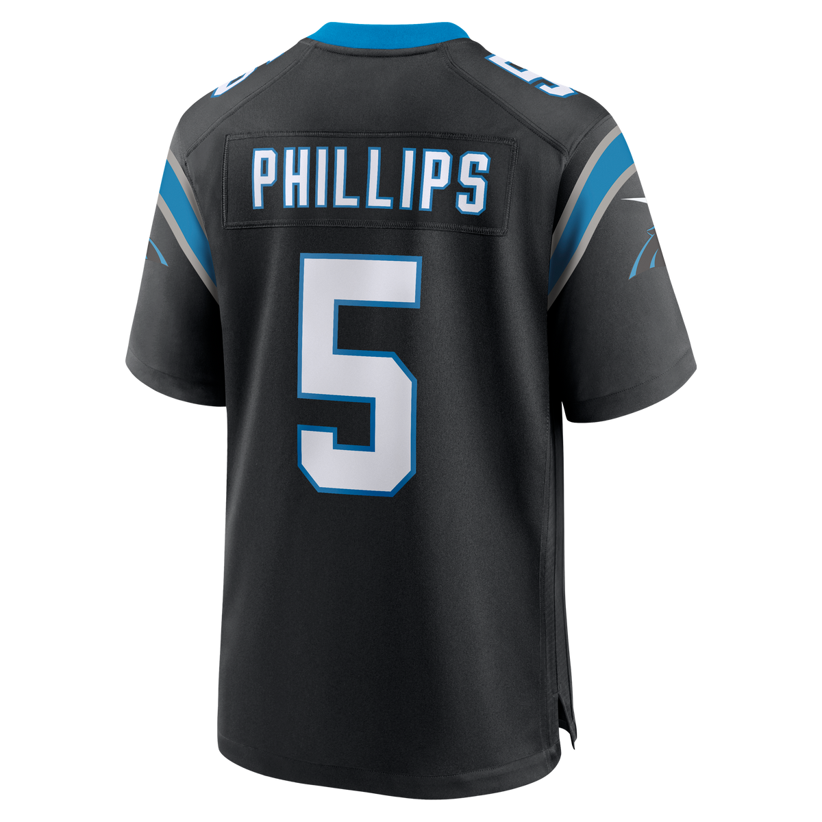 Men's Carolina Panthers Jaelan Phillips Black Jersey