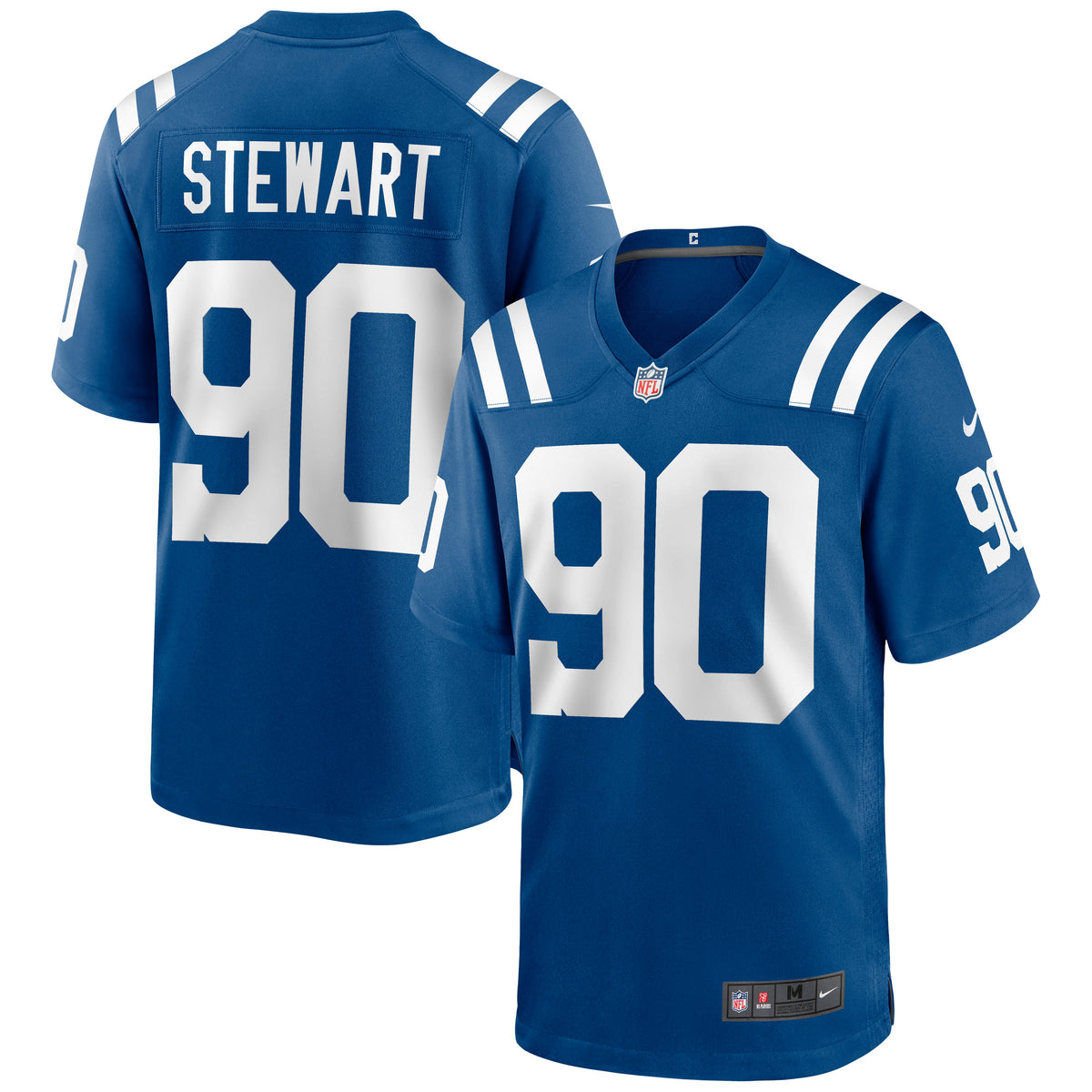 Men's Indianapolis Colts Grover Stewart Blue Alternate Jersey