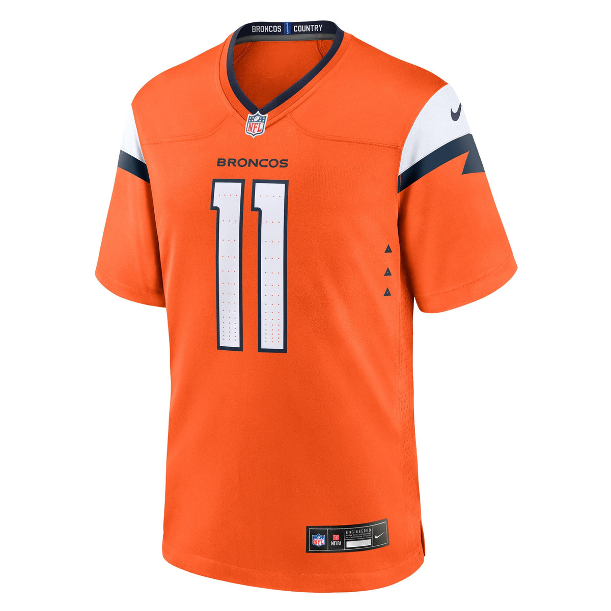 Men's Denver Broncos Troy Franklin Orange Team Jersey