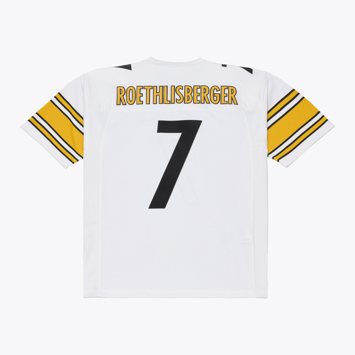 Men's Pittsburgh Steelers Ben Roethlisberger White 2005 Throwback Jersey