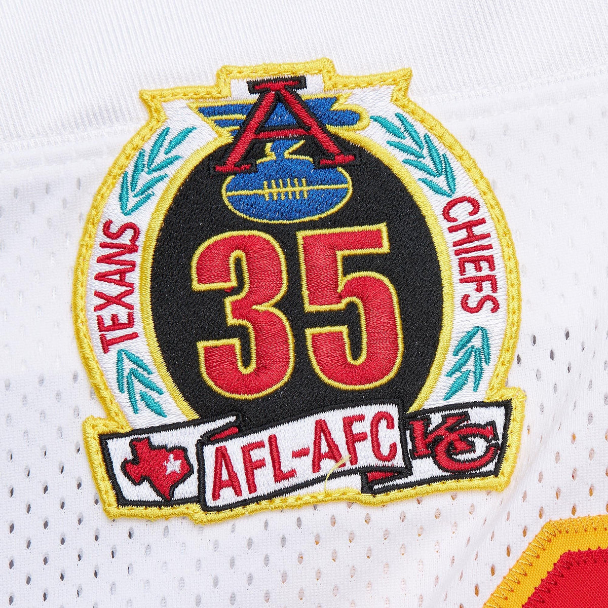 Men's Kansas City Chiefs 1994 Marcus Allen White Throwback Retired Player Jersey
