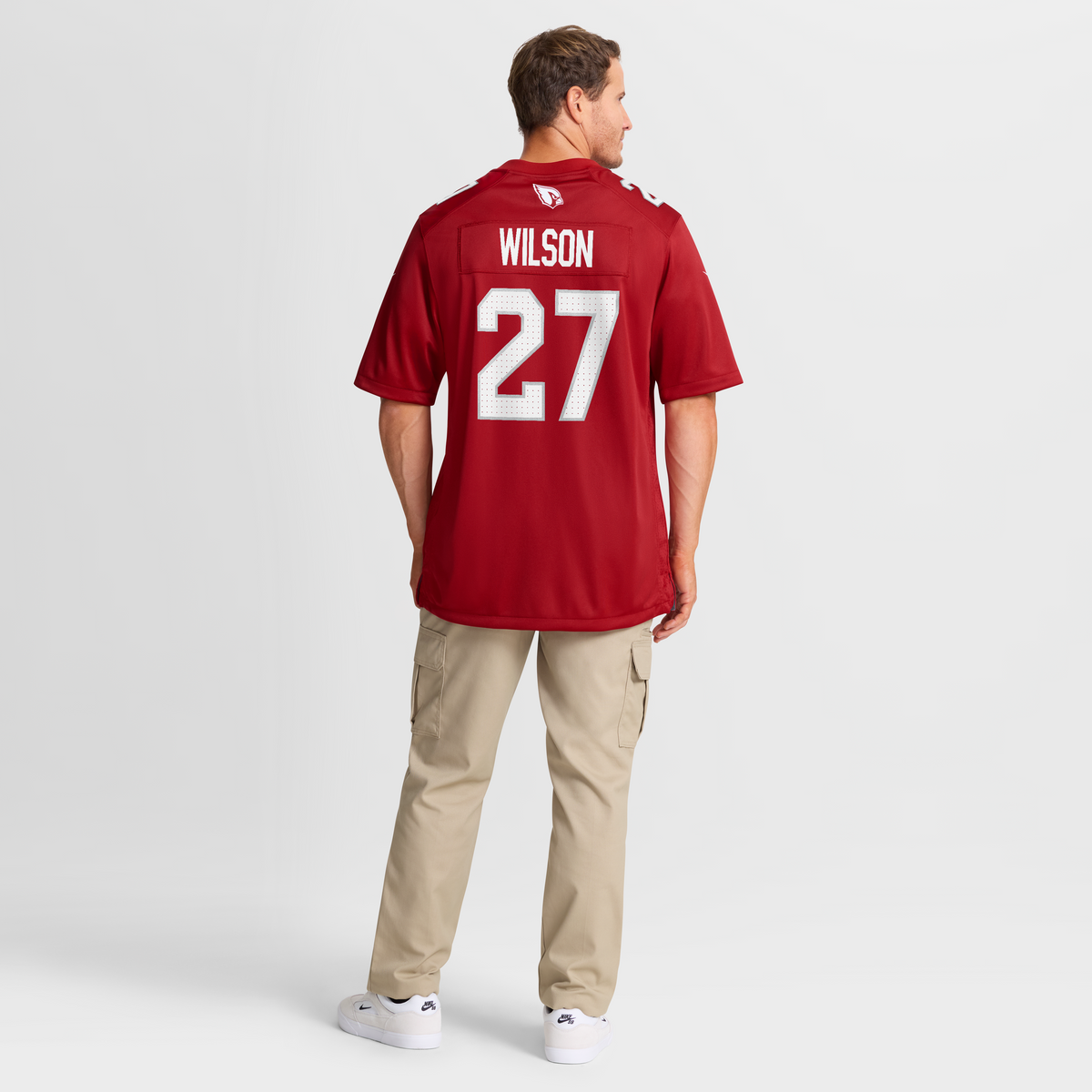 Men's Arizona Cardinals Divaad Wilson Cardinal Team Jersey