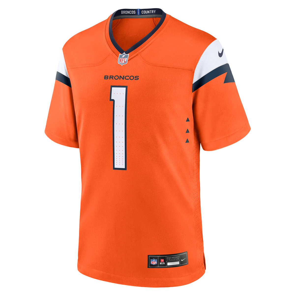 Men's Denver Broncos Evan Engram Orange Team Jersey