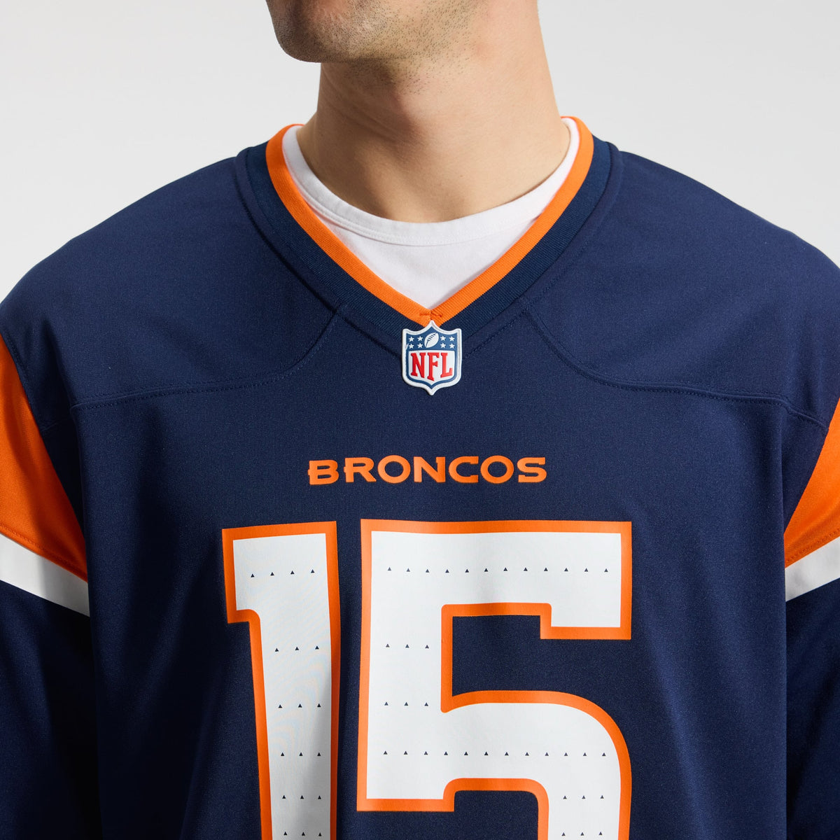 Men's Denver Broncos Nik Bonitto Navy Alternate Jersey