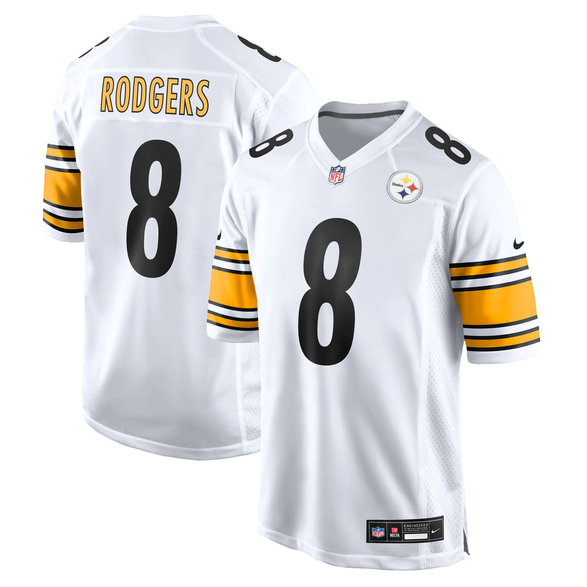 Men's Pittsburgh Steelers Aaron Rodgers Gold Alternate 1933 Throwback Jersey