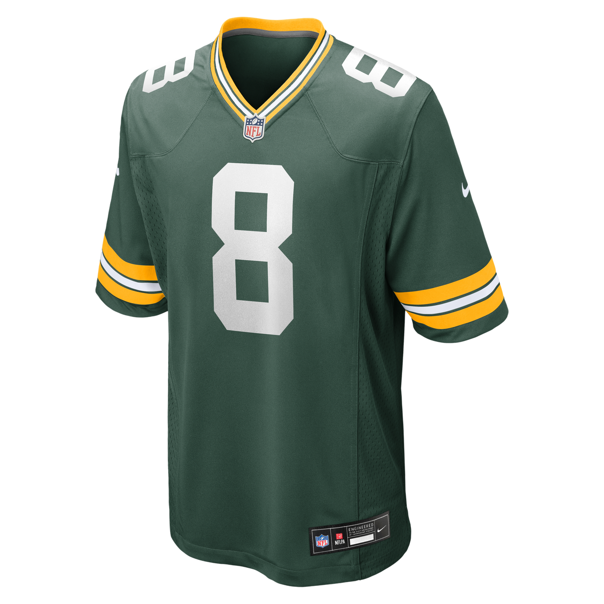 Men's Green Bay Packers Josh Jacobs Green Team Jersey