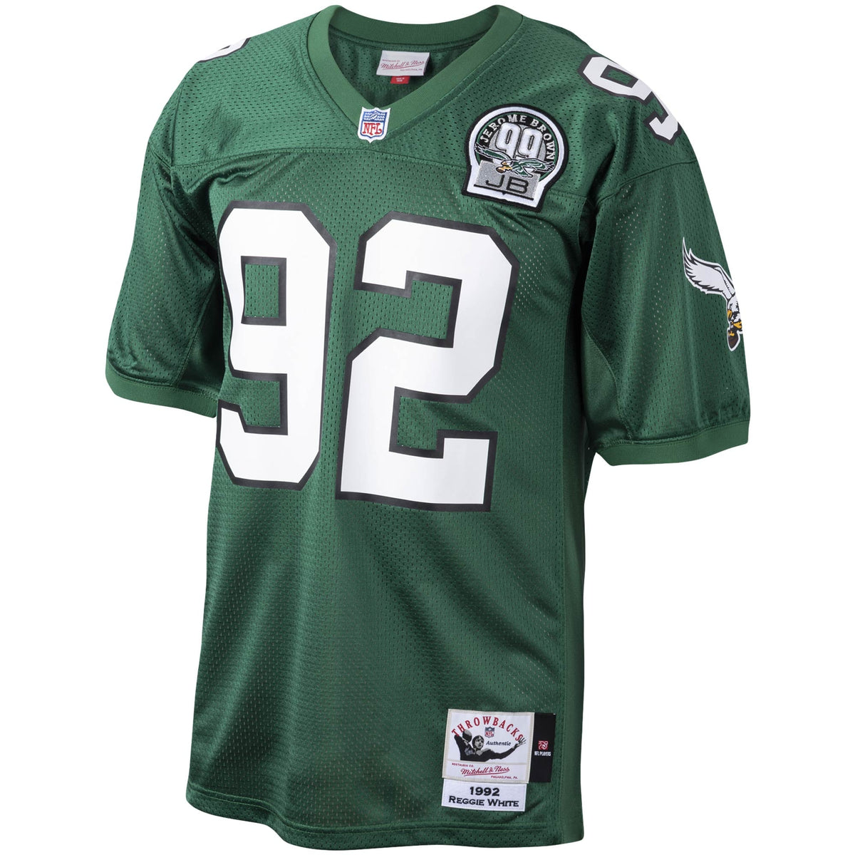 Men's Philadelphia Eagles Reggie White Green Throwback Retired Player Jersey