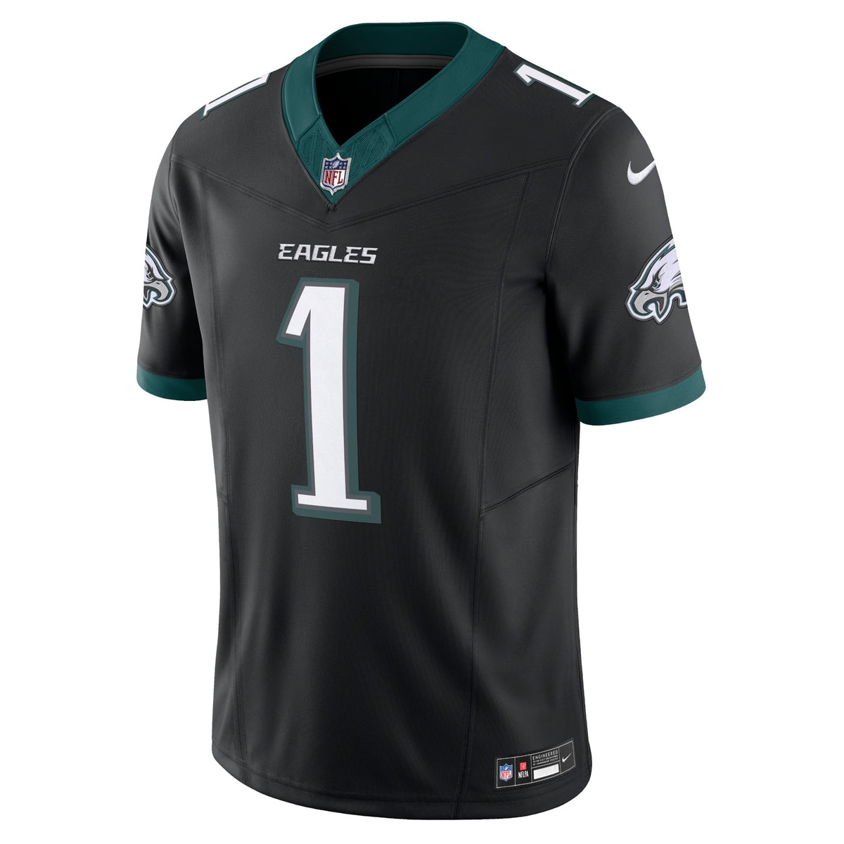Men's Philadelphia Eagles Jalen Hurts Black Alternate Jersey