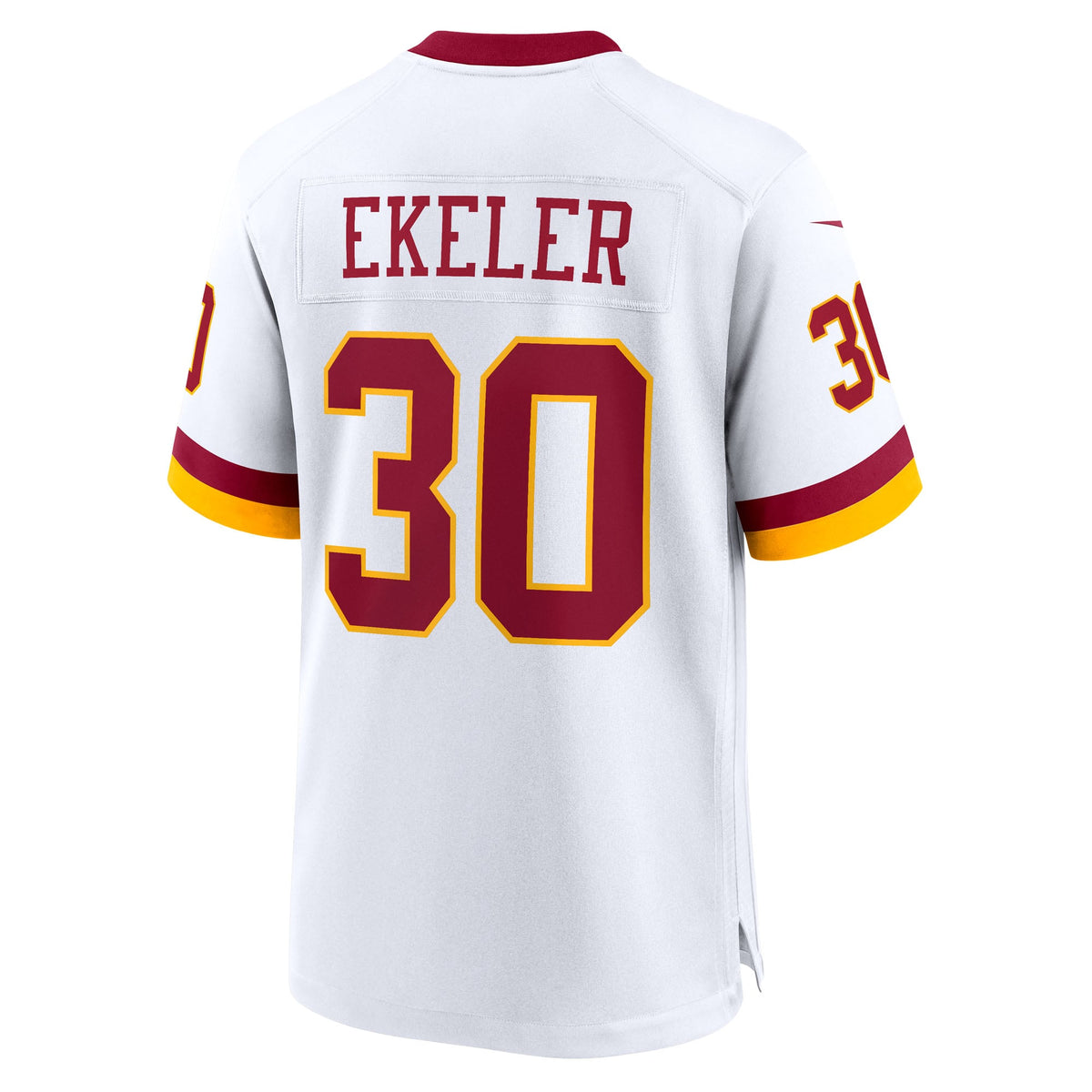 Men's Washington Commanders Austin Ekeler White Game Super Bowl Era Jersey