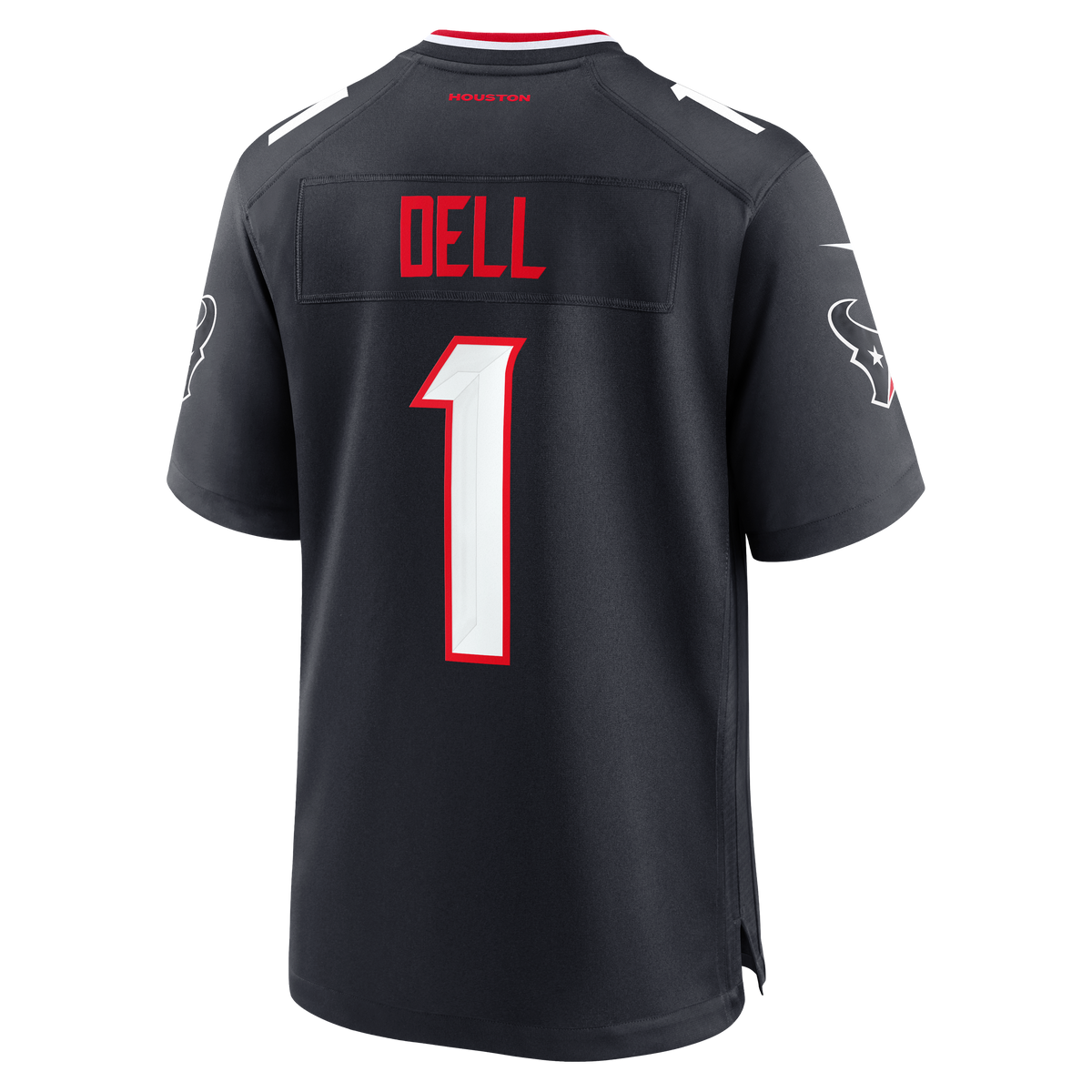 Men's Houston Texans Tank Dell Navy Team Jersey