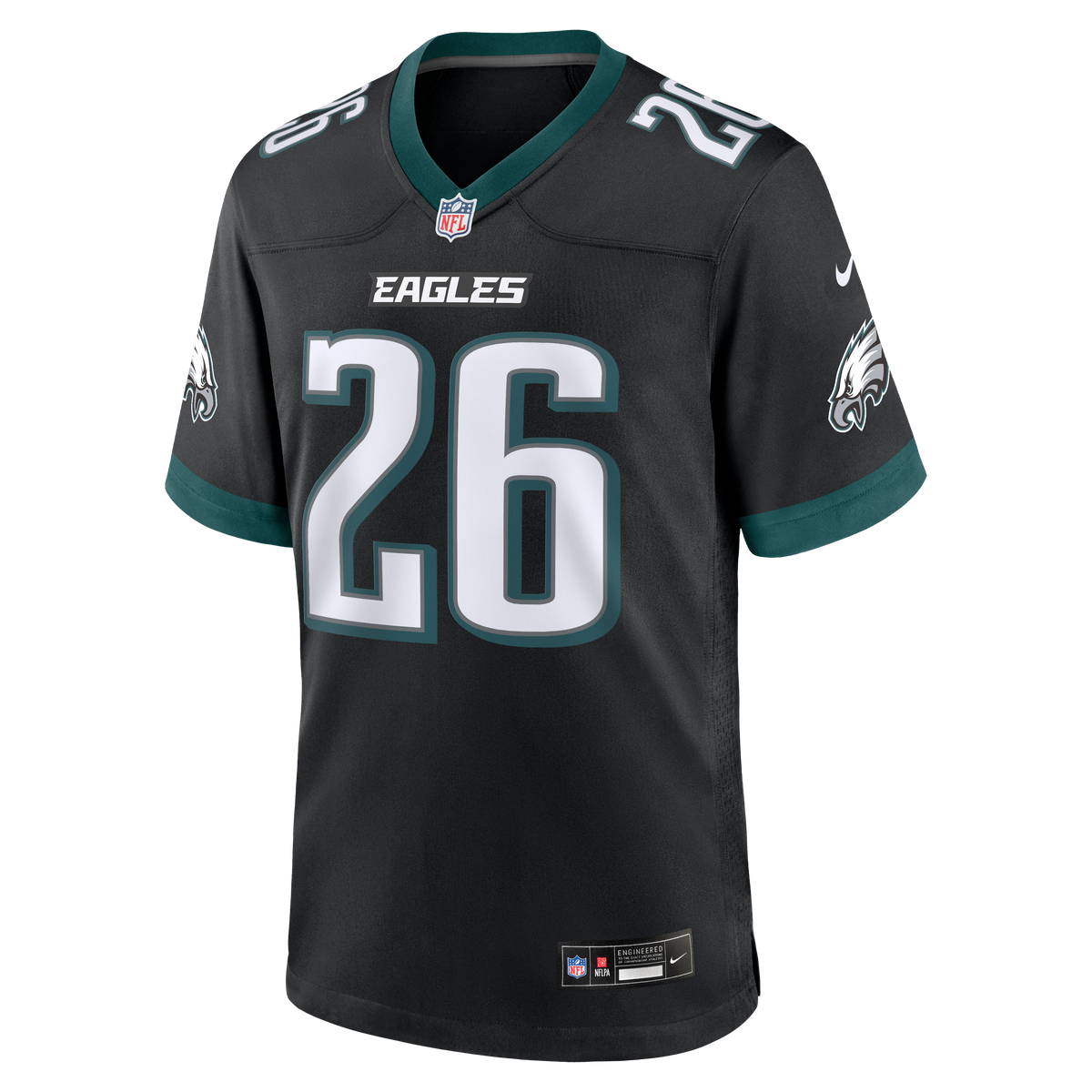Men's Philadelphia Eagles Saquon Barkley Black Alternate Jersey