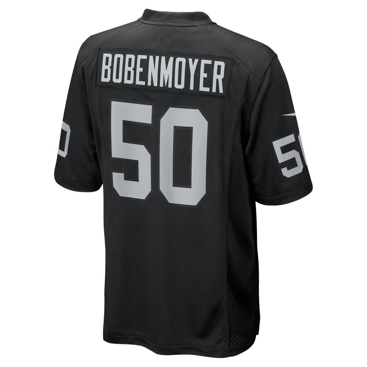 Men's Las Vegas Raiders Jacob Bobenmoyer Black Game Player Jersey