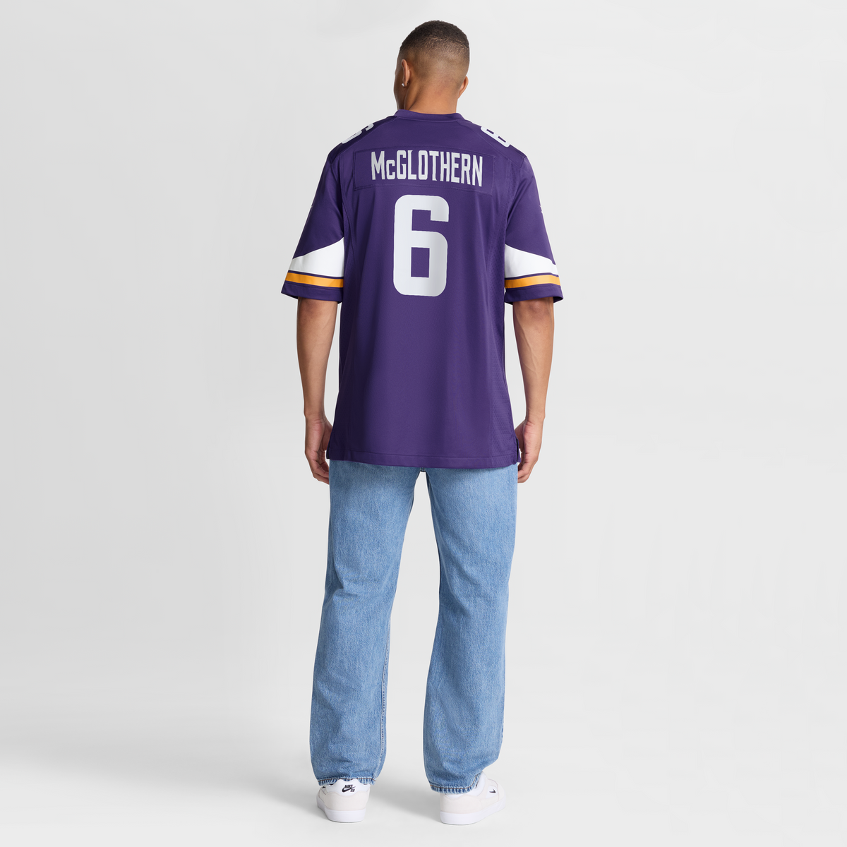 Men's Minnesota Vikings Dwight McGlothern Purple Team Jersey