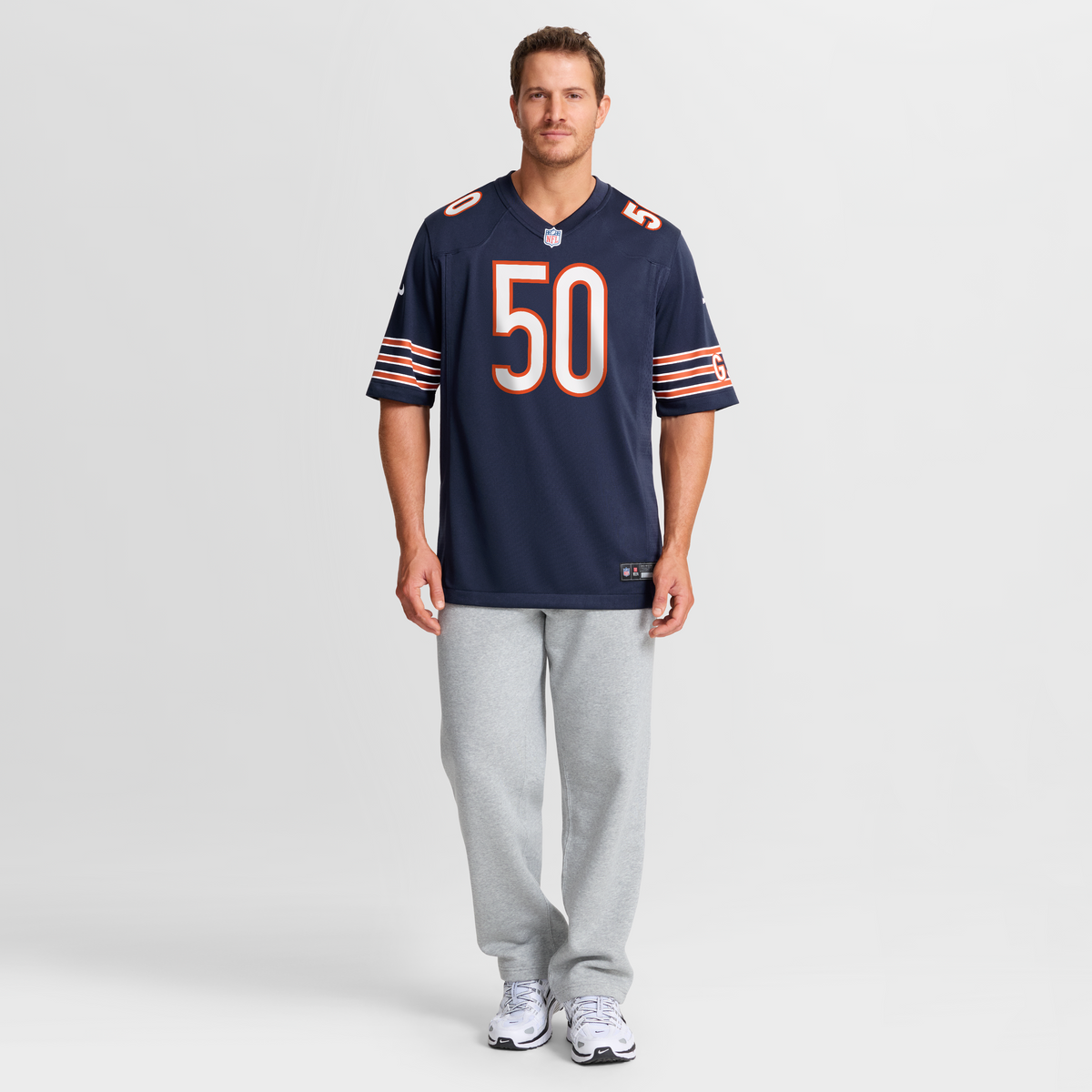 Men's Chicago Bears Grady Jarrett Navy Team Jersey