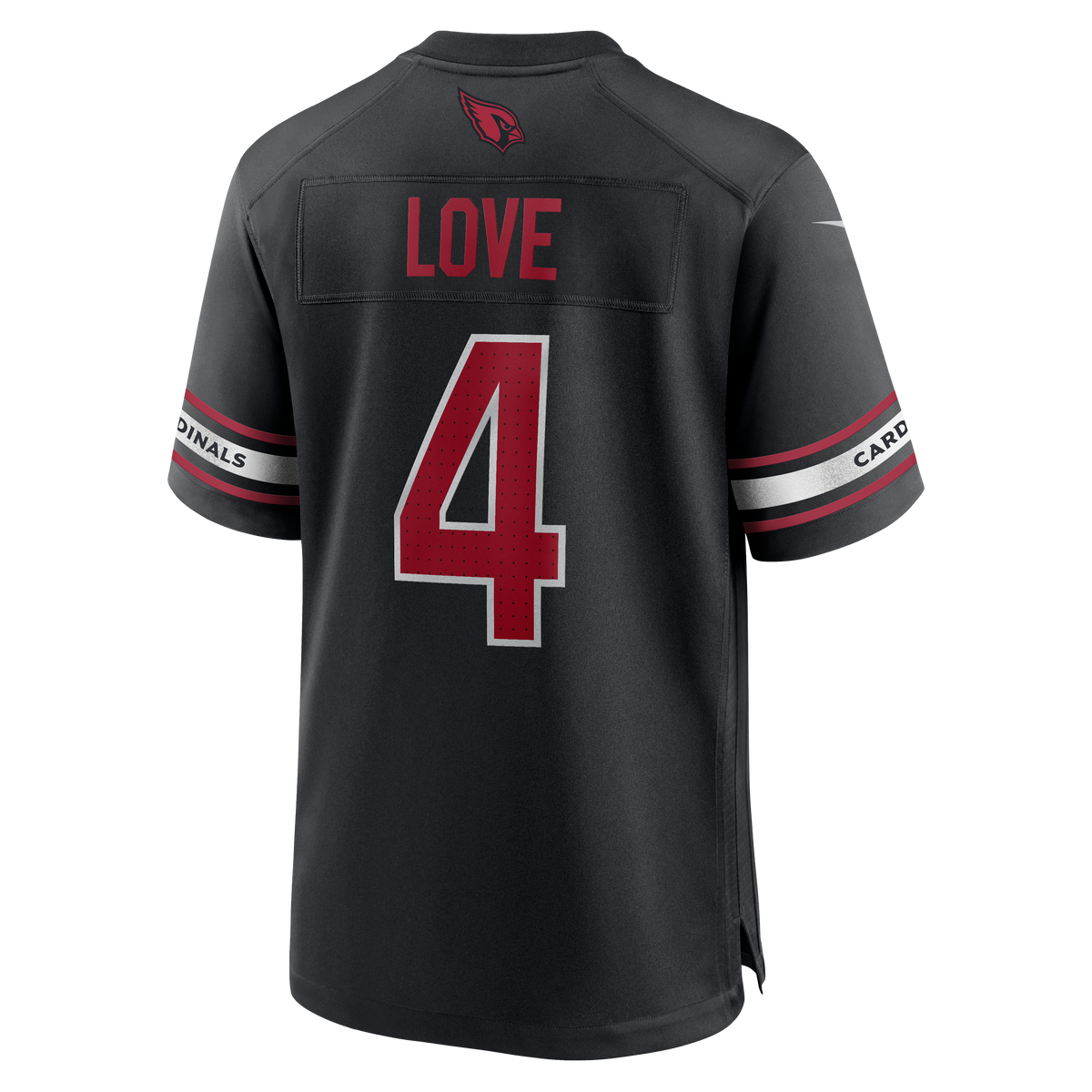 Men's Arizona Cardinals Jeremiyah Love Black Alternate Game Player Jersey