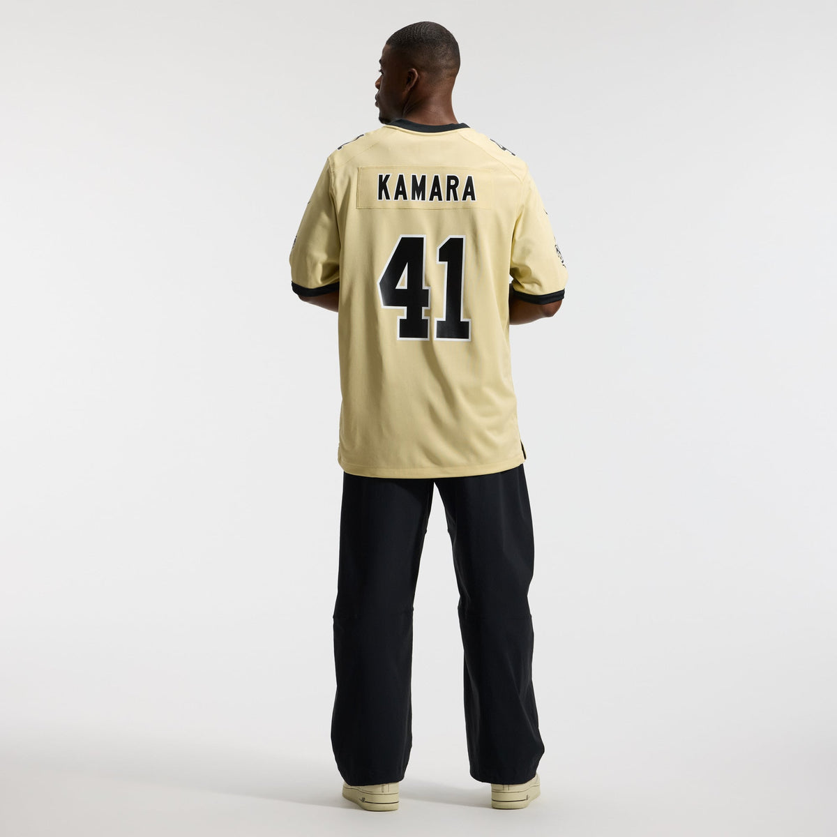 Men's New Orleans Saints Alvin Kamara Black Jersey