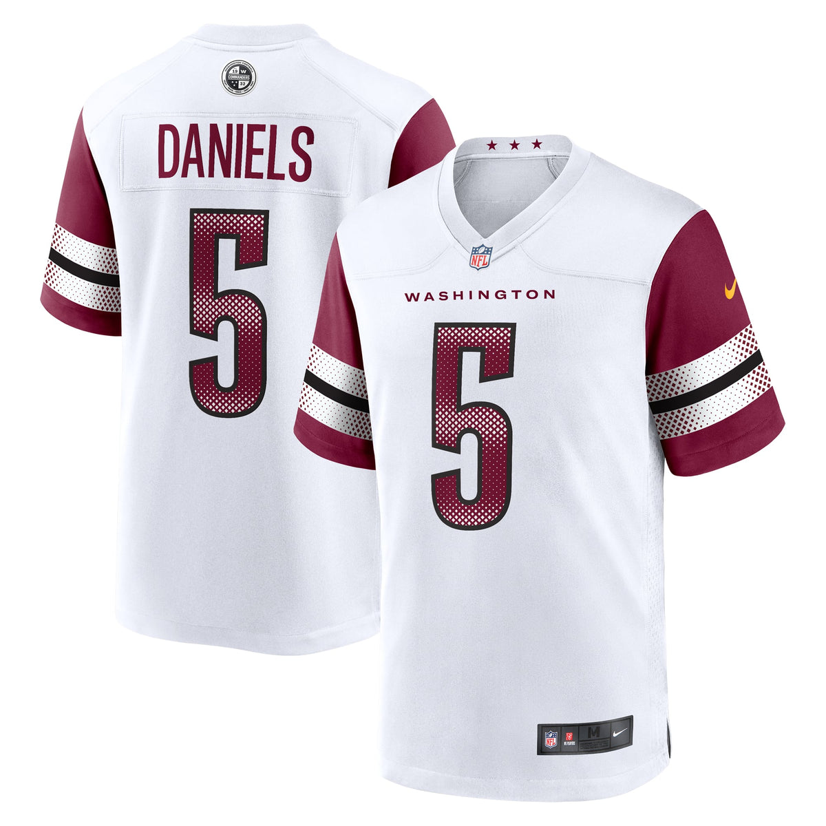 Men's Washington Commanders Jayden Daniels Burgundy Player Jersey