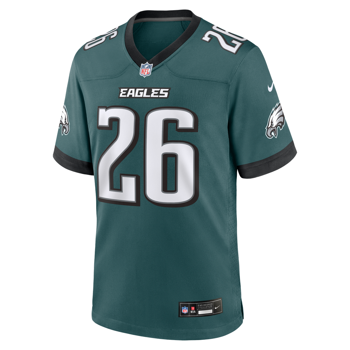 Men's Philadelphia Eagles Saquon Barkley Black Alternate Jersey