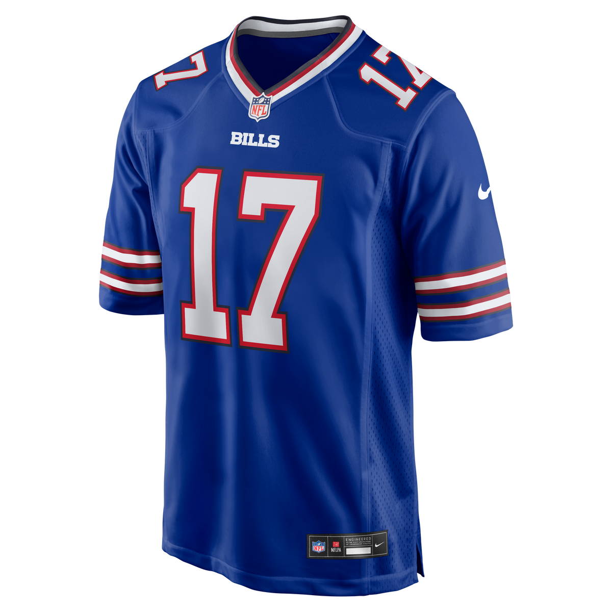 Men's Buffalo Bills Josh Allen White Game Player Jersey