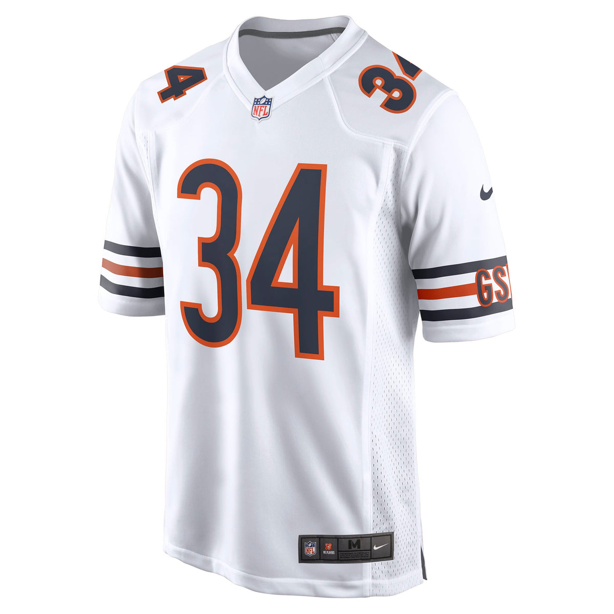 Men's Chicago Bears Walter Payton White Retired Player Away Jersey
