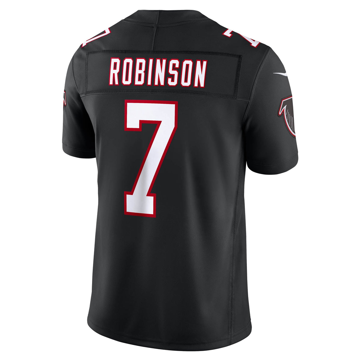 Men's Atlanta Falcons Bijan Robinson Black Alternate Throwback Stitched Jersey