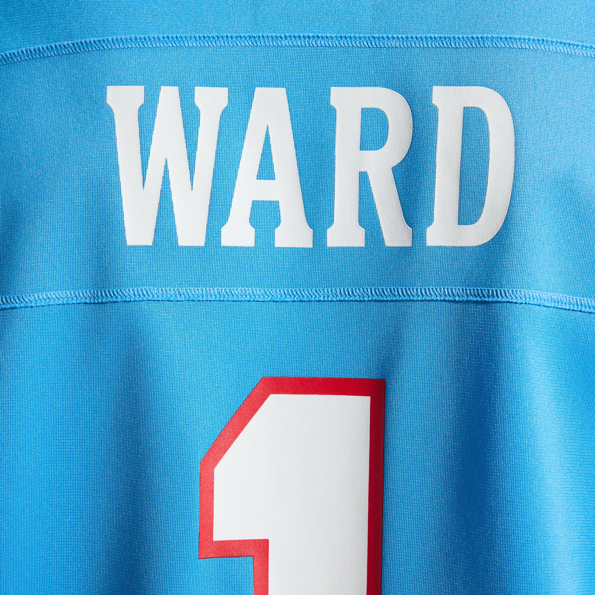 Men's Tennessee Titans Cameron Ward Light Blue Jersey