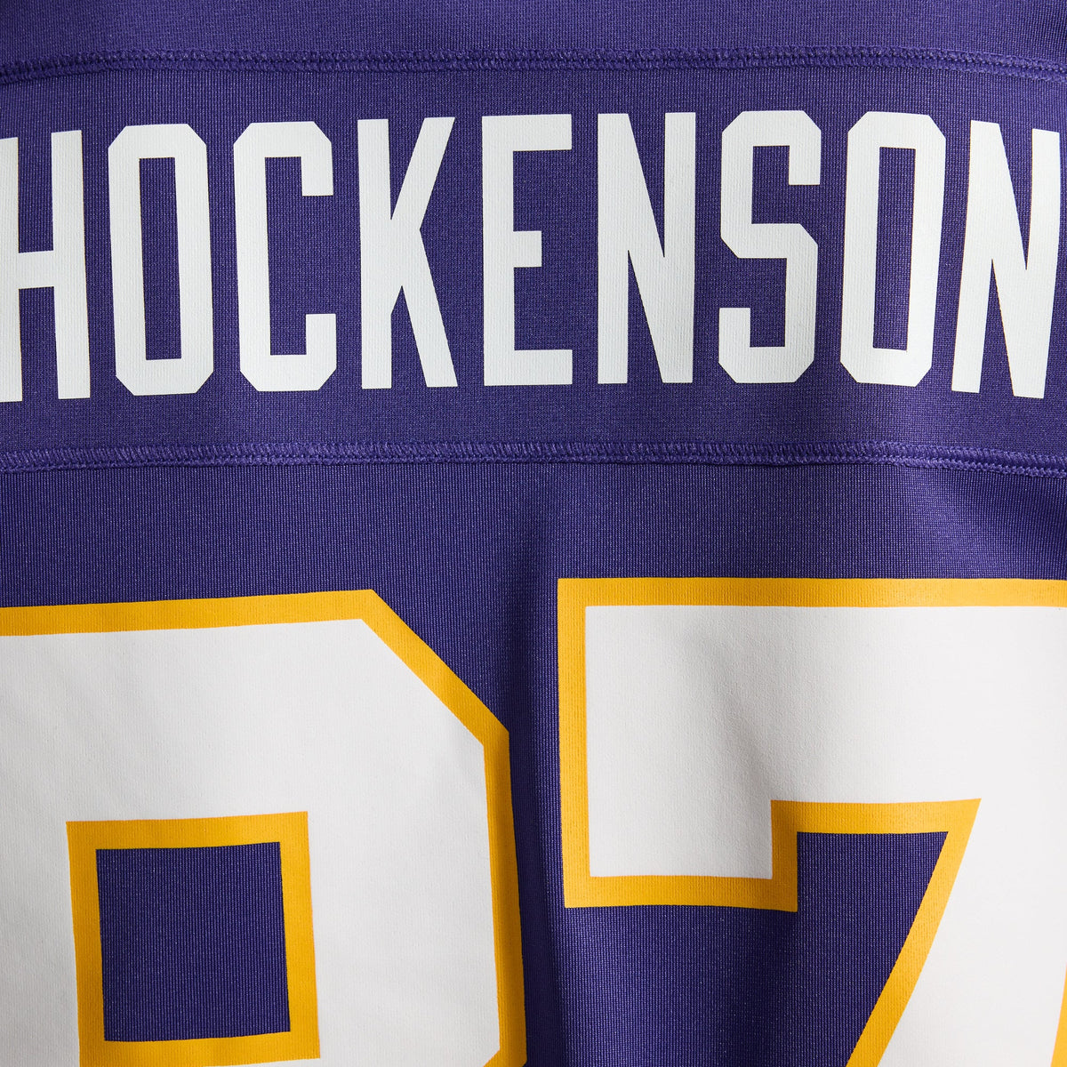 Men's Minnesota Vikings T J Hockenson Purple Classic Player Jersey