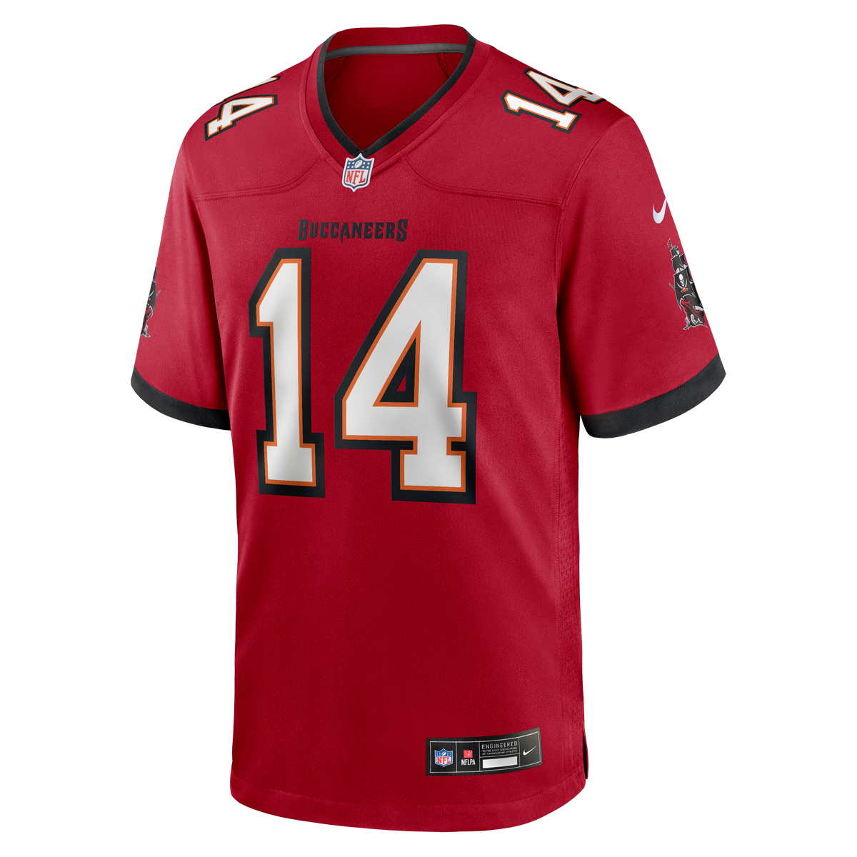 Men's Tampa Bay Buccaneers Brad Johnson Red Game Retired Player Jersey
