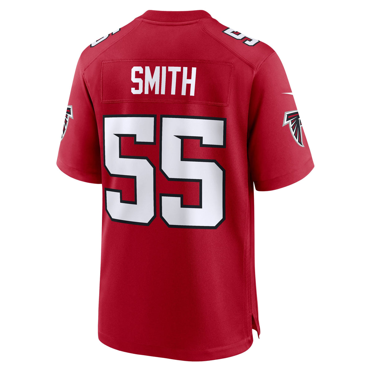 Men's Atlanta Falcons Za'Darius Smith Red Team Jersey