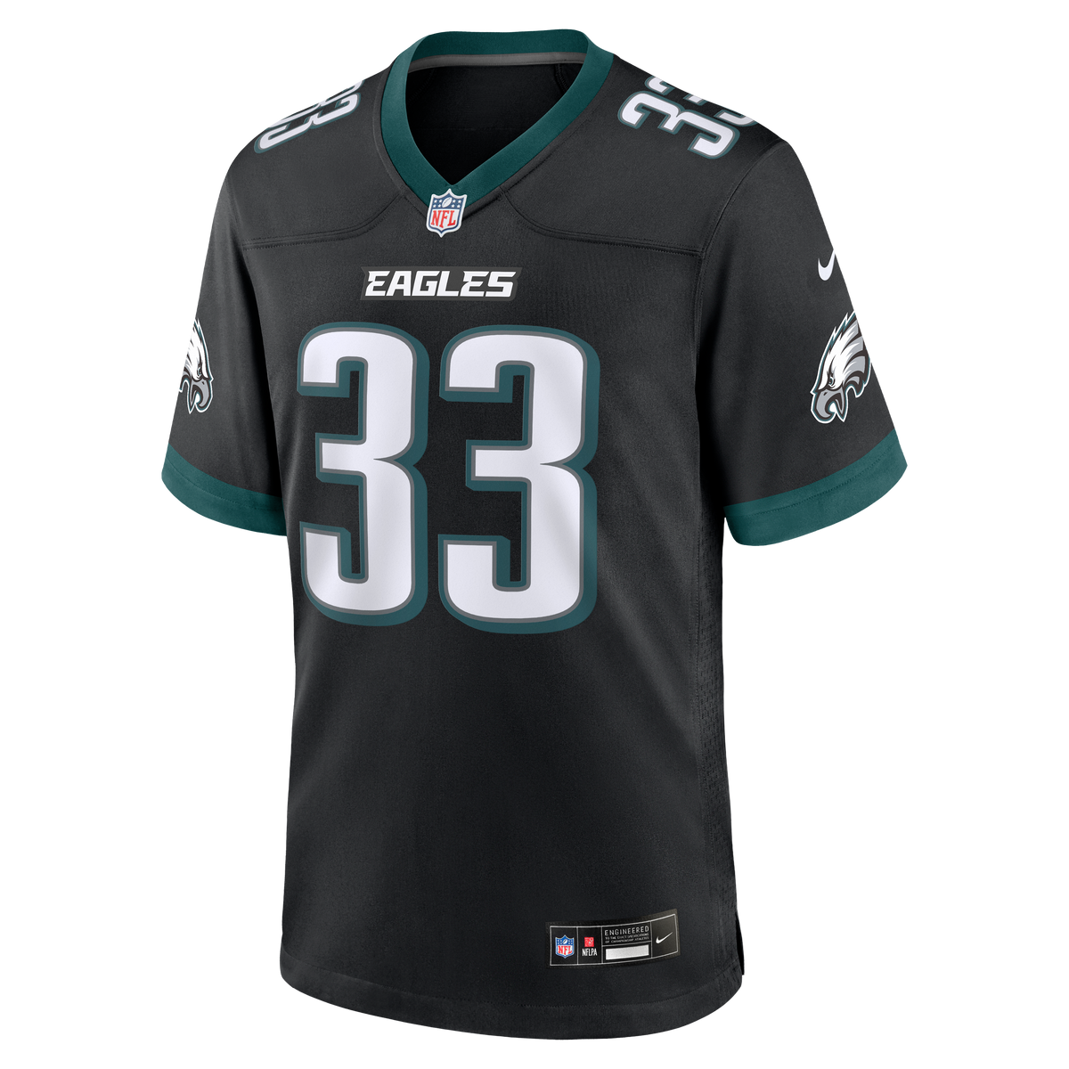 Men's Philadelphia Eagles Cooper DeJean Black Alternate Jersey