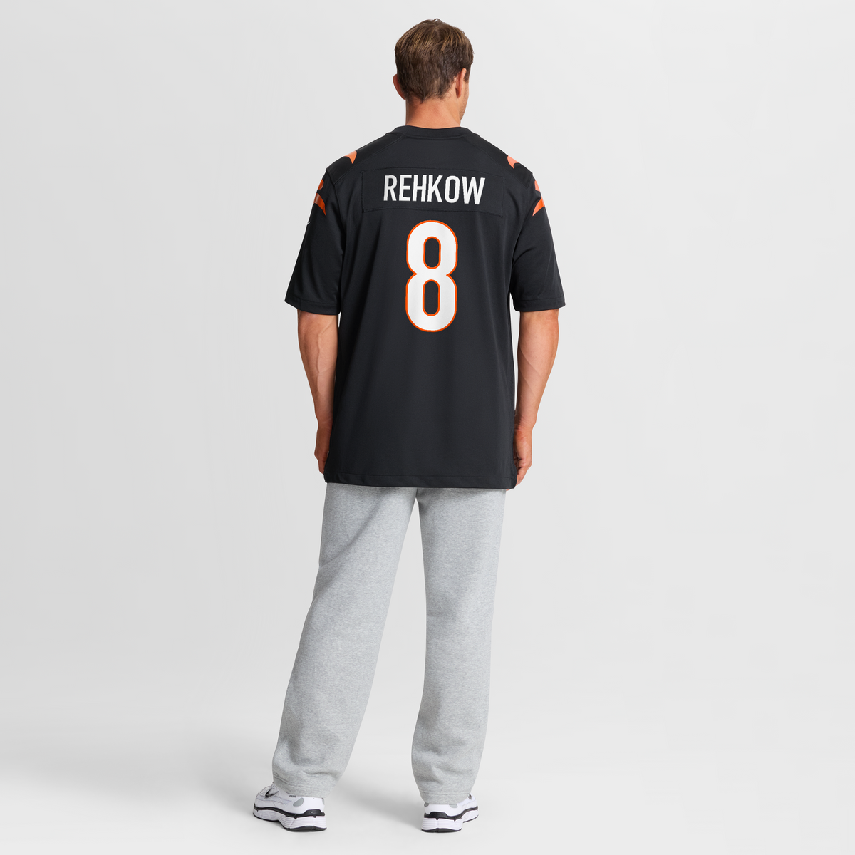 Men's Cincinnati Bengals Ryan Rehkow Black Jersey