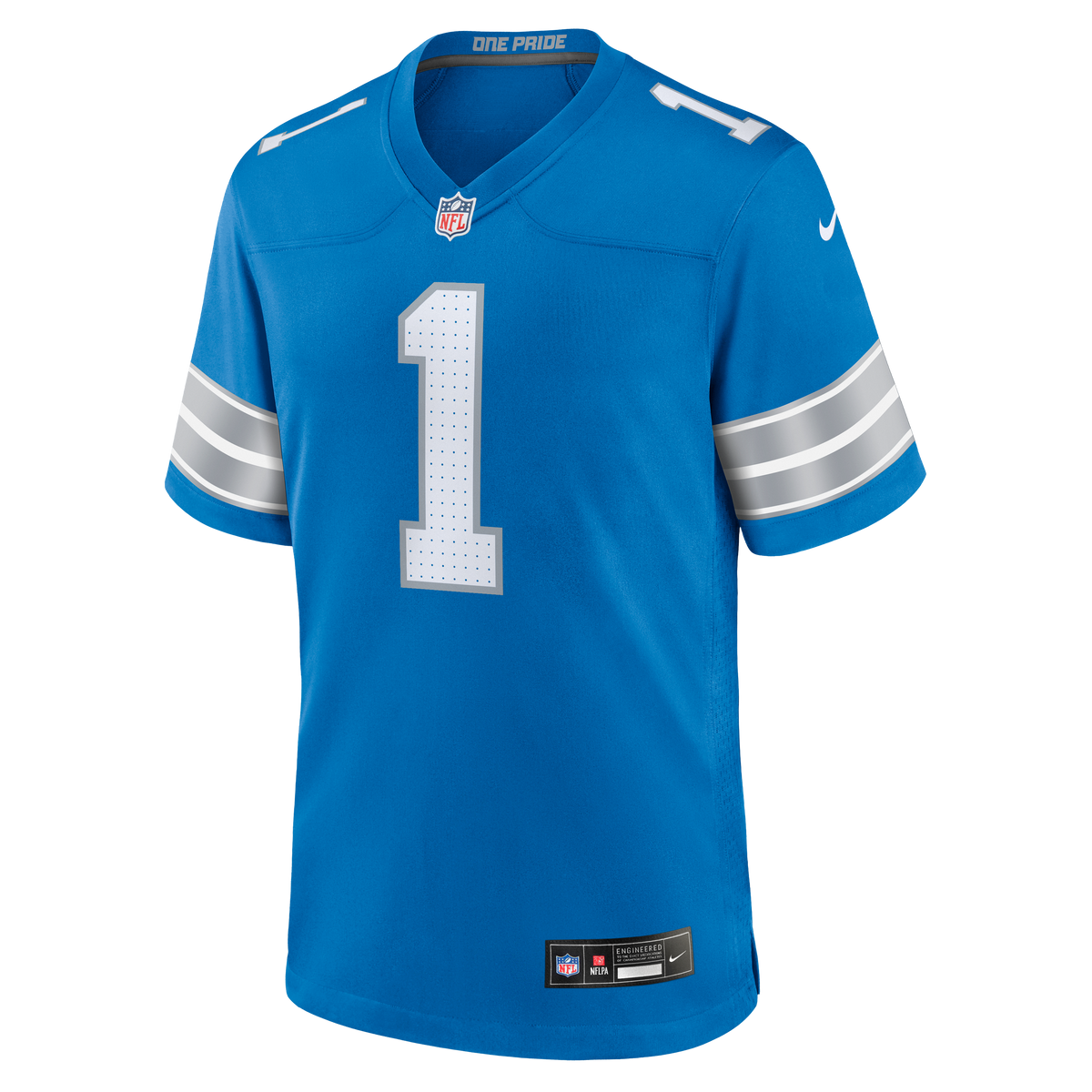 Men's Detroit Lions Blake Miller Blue Team Jersey