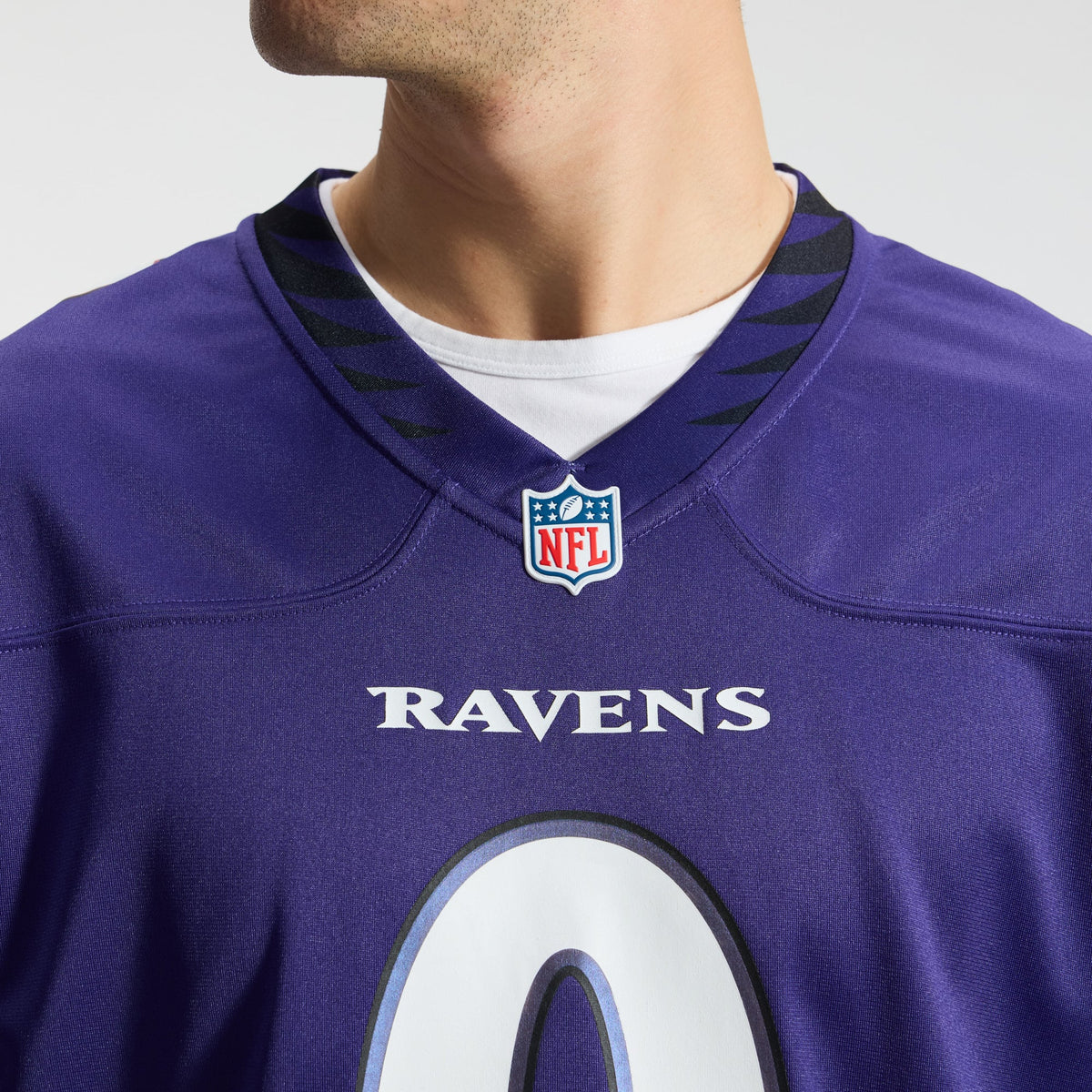 Men's Baltimore Ravens Roquan Smith Purple Team Jersey