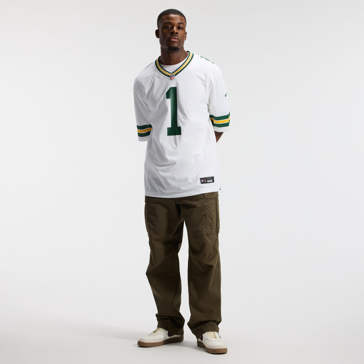 Men's Green Bay Packers Micah Parsons White Game Player Jersey