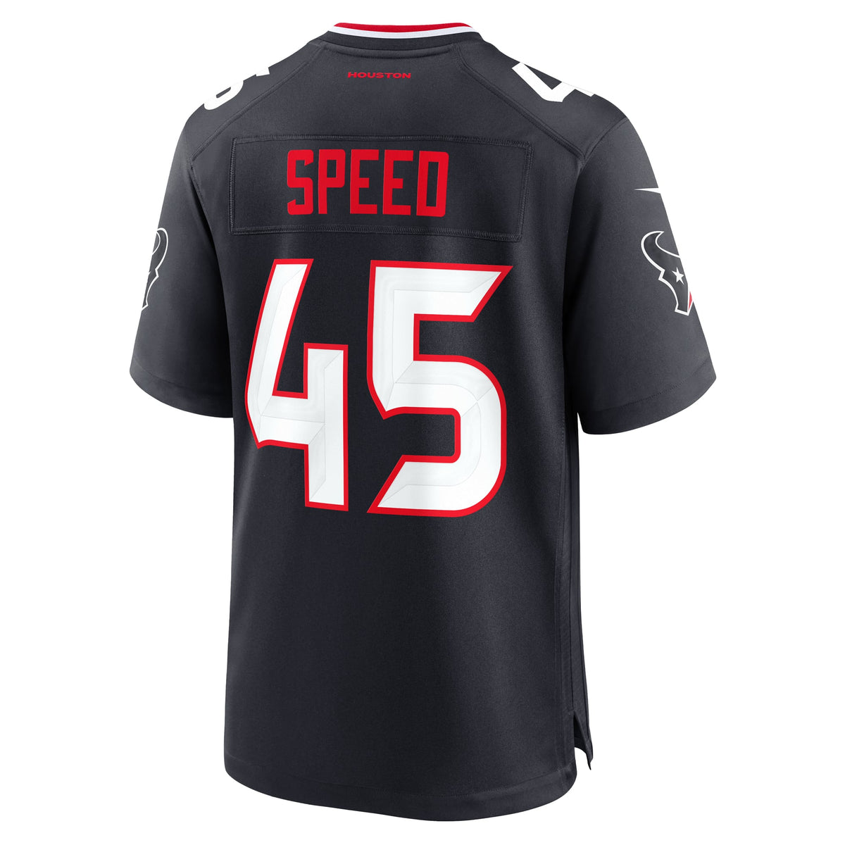 Men's Houston Texans E J Speed Navy Team Jersey