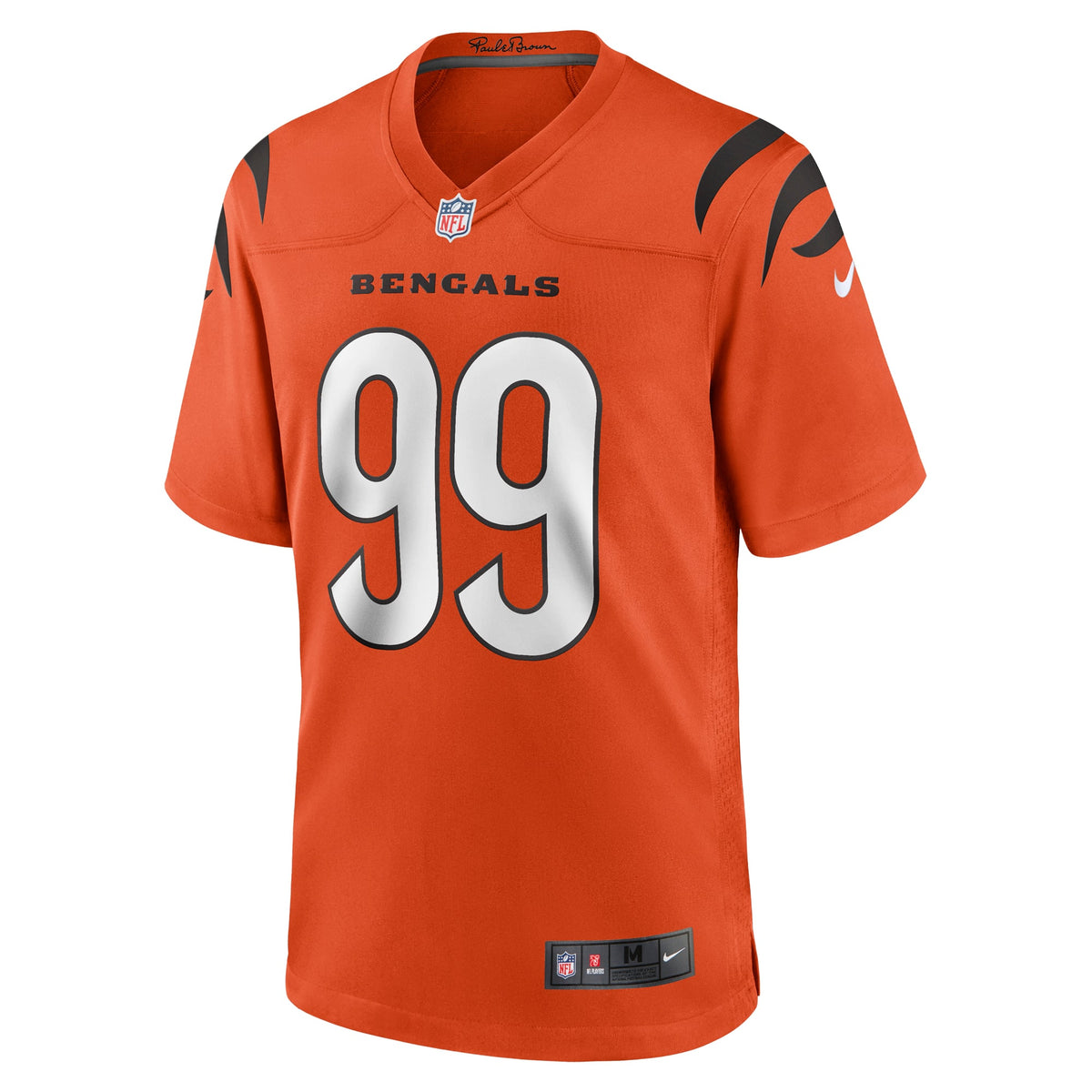 Men's Cincinnati Bengals Myles Murphy White Team Jersey