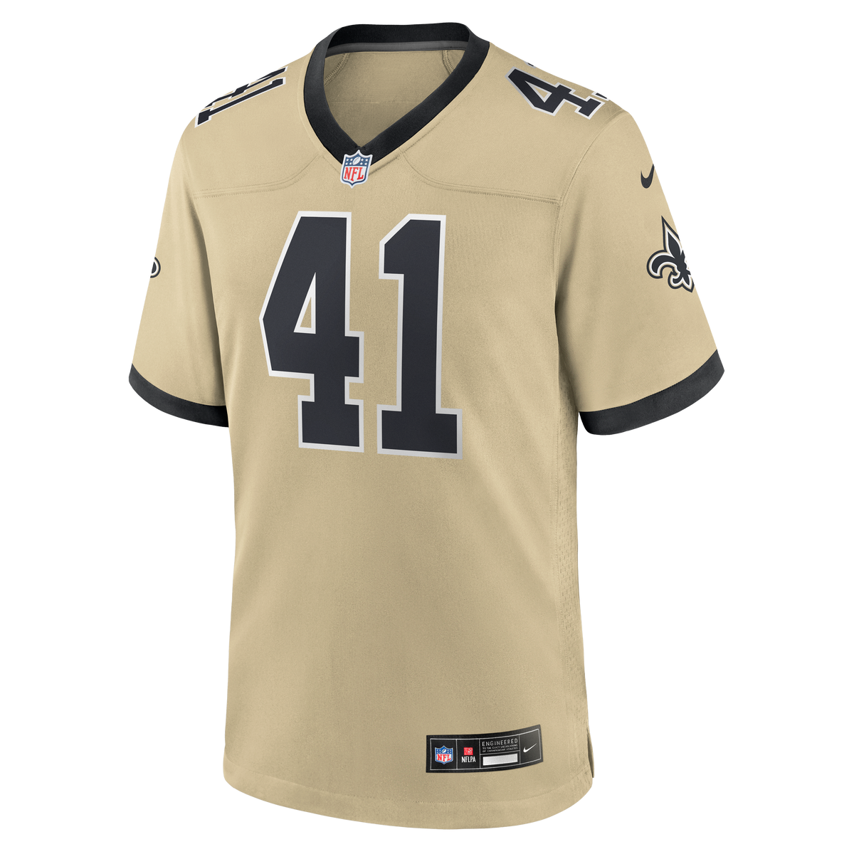 Men's New Orleans Saints Alvin Kamara Black Jersey