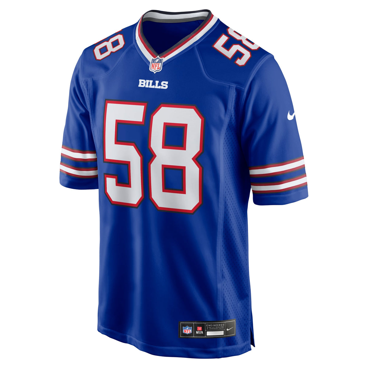 Men's Buffalo Bills Matt Milano Red Alternate Jersey