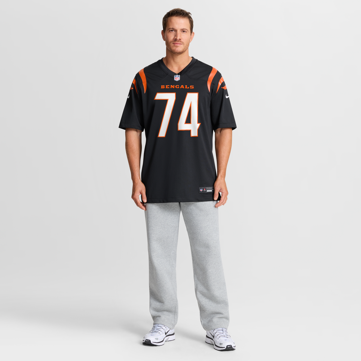 Men's Cincinnati Bengals Jalen Rivers Black Team Jersey