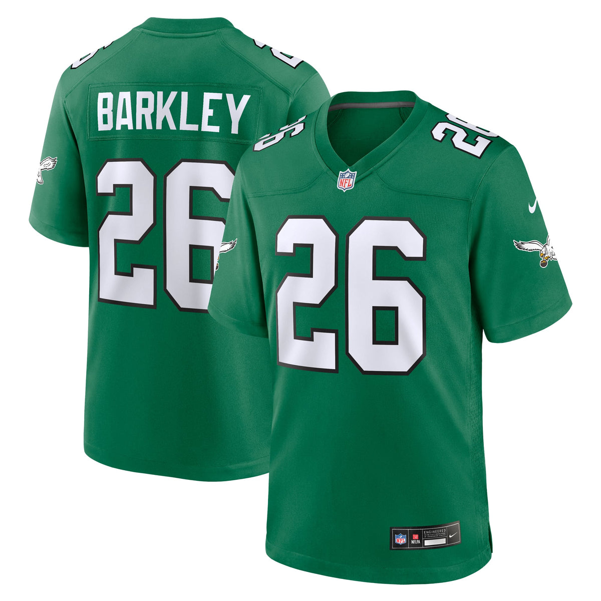 Men's Philadelphia Eagles Saquon Barkley Black Alternate Jersey