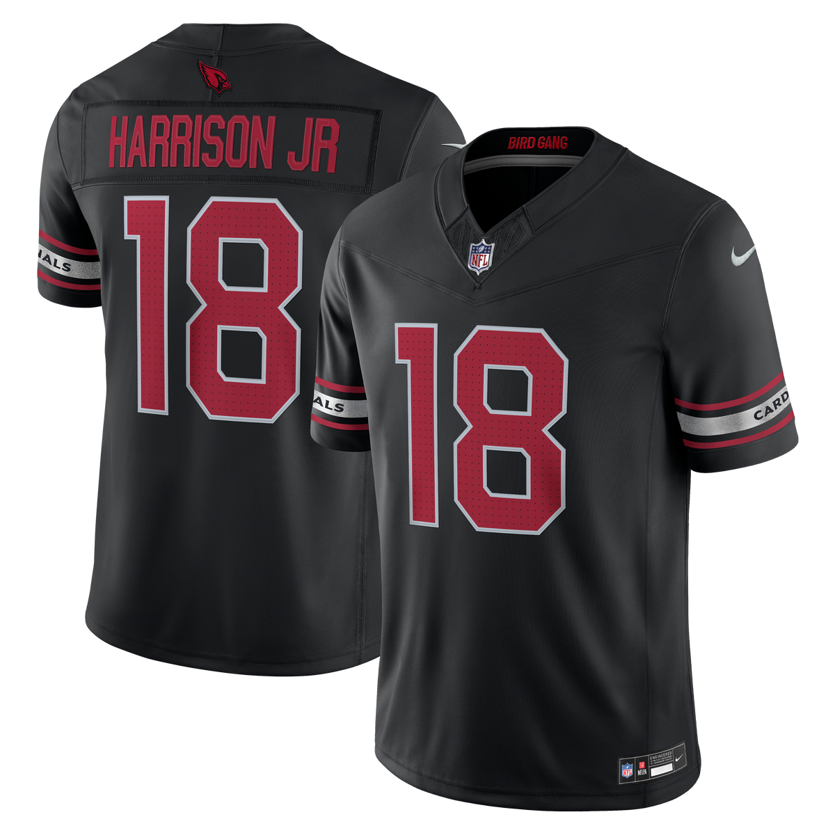 Men's Arizona Cardinals Marvin Harrison Jr Cardinal Team Stitched Jersey